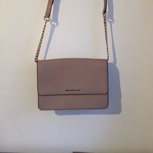 NEVER USED mauve/blush dress michaels kors cross body shoulder  bag
